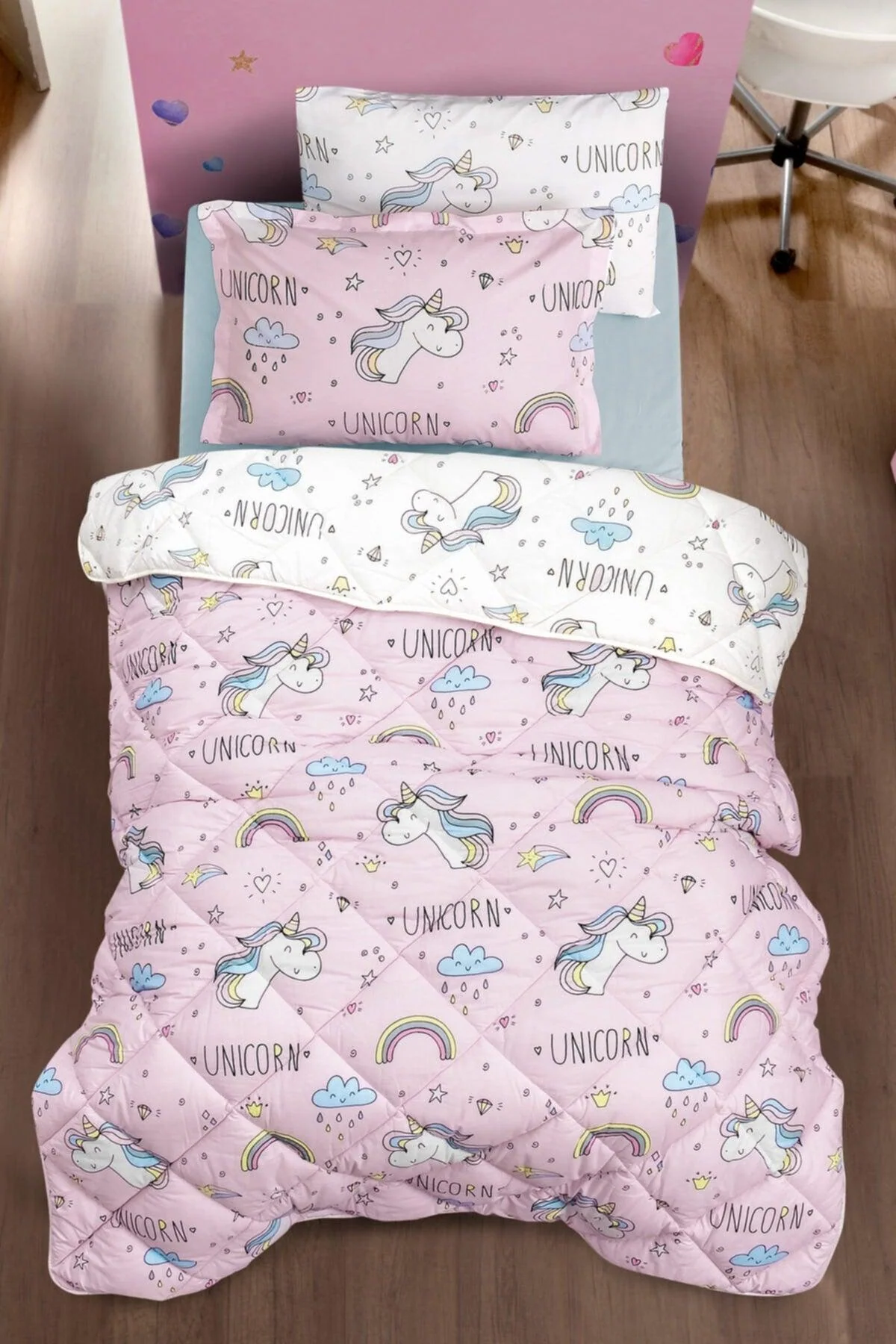 Breathable 100% cotton single sleeping set