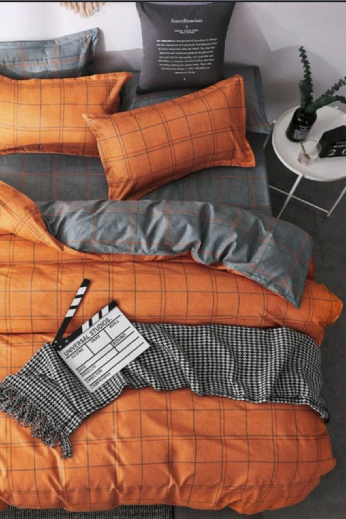 Soft double-sided single duvet cover set with pillowcases