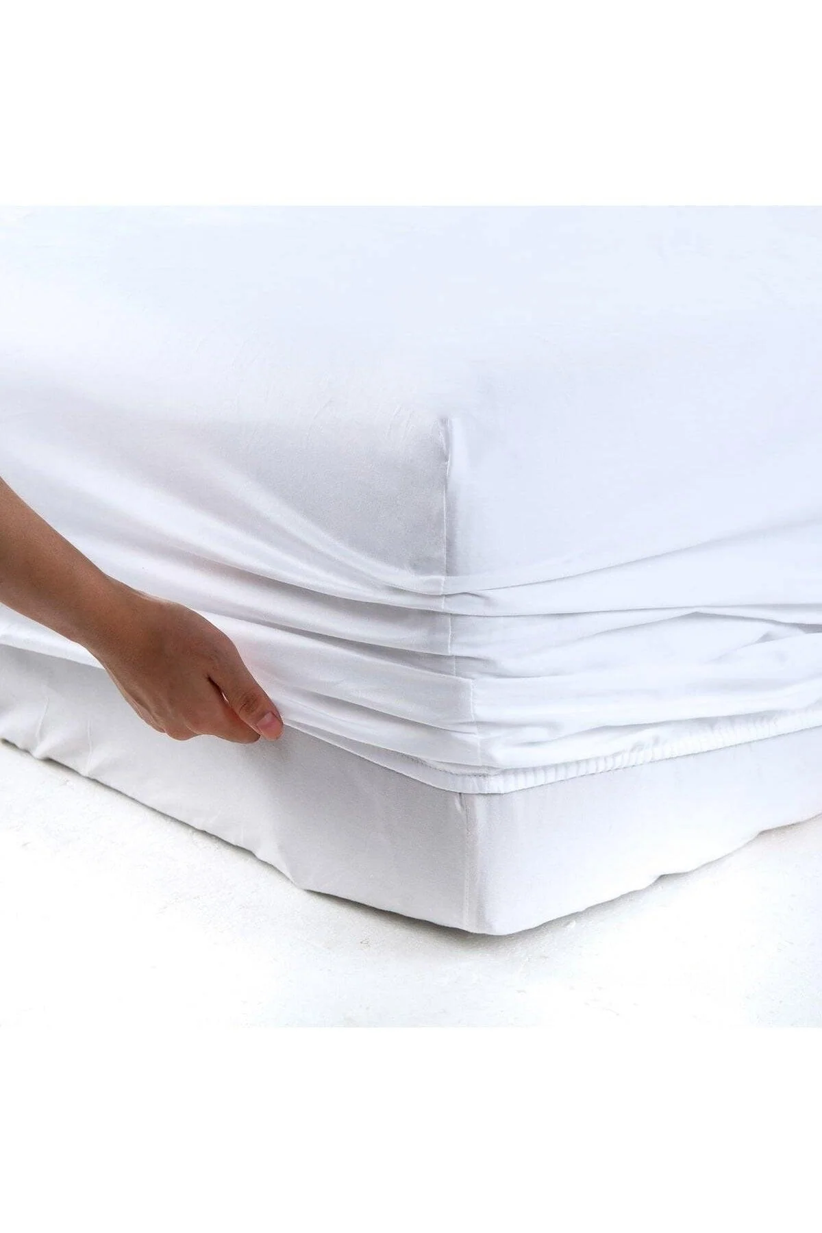 White single bed sheet set for 120x200 cm beds