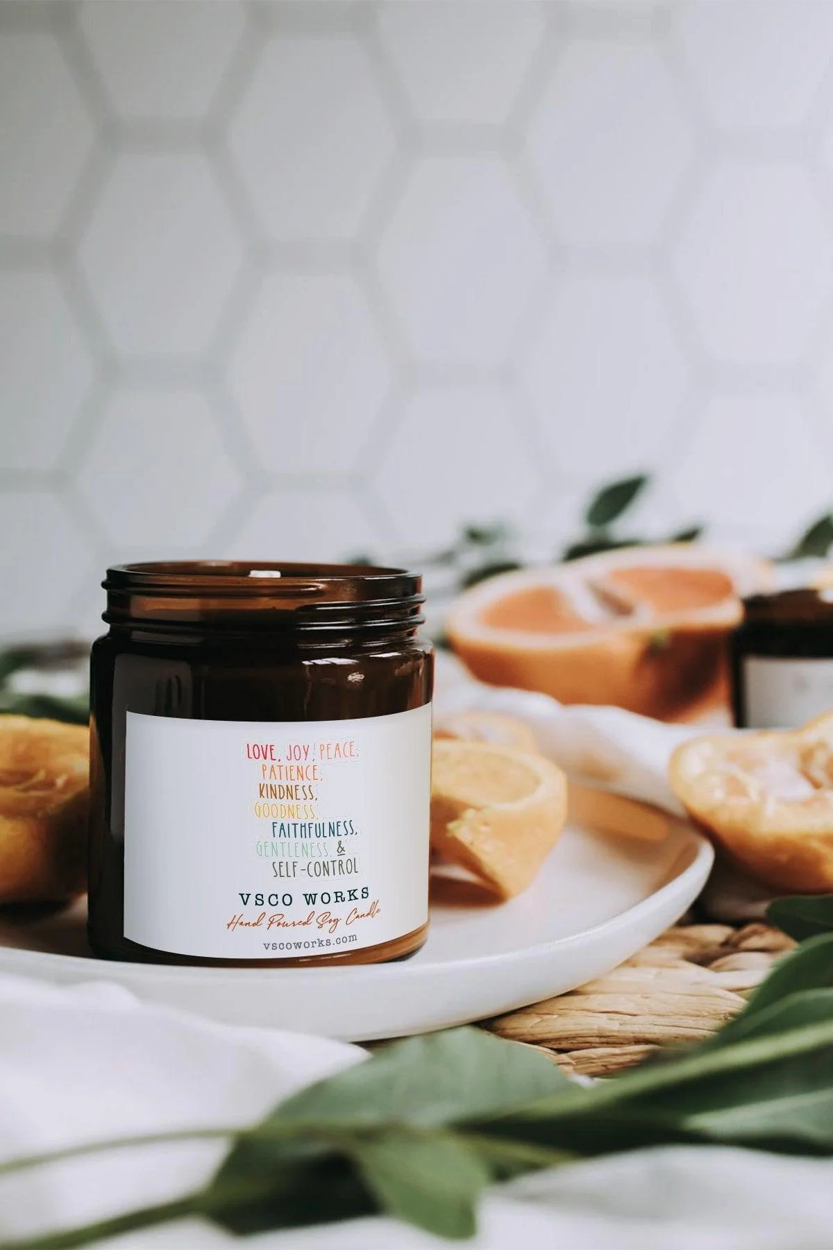Raspberry Cheesecake Soy Wax Jar Candle with Amber Lid – Cream White