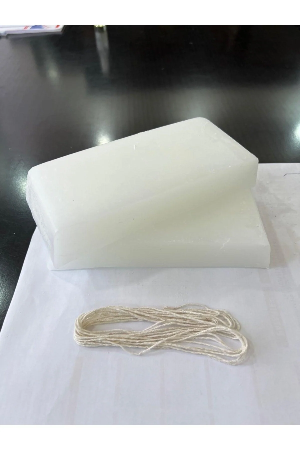 Paraffin Wax Floss Kit – 1 kg Mold with 3 m Cotton Wax Thread