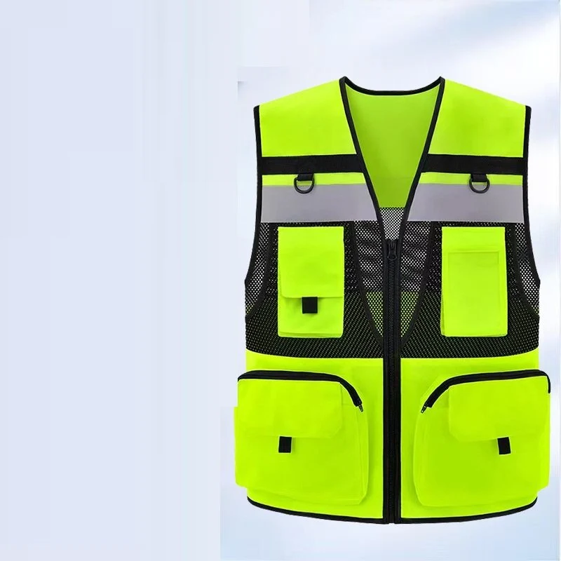 Reflective Safety Vest for Work Duty Security Patrol