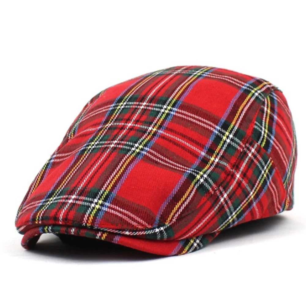 Retro Checkered Baseball Cap