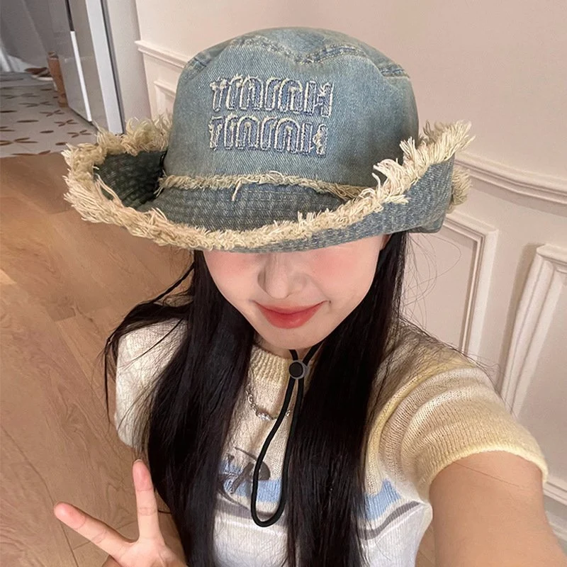 Retro Denim Cap