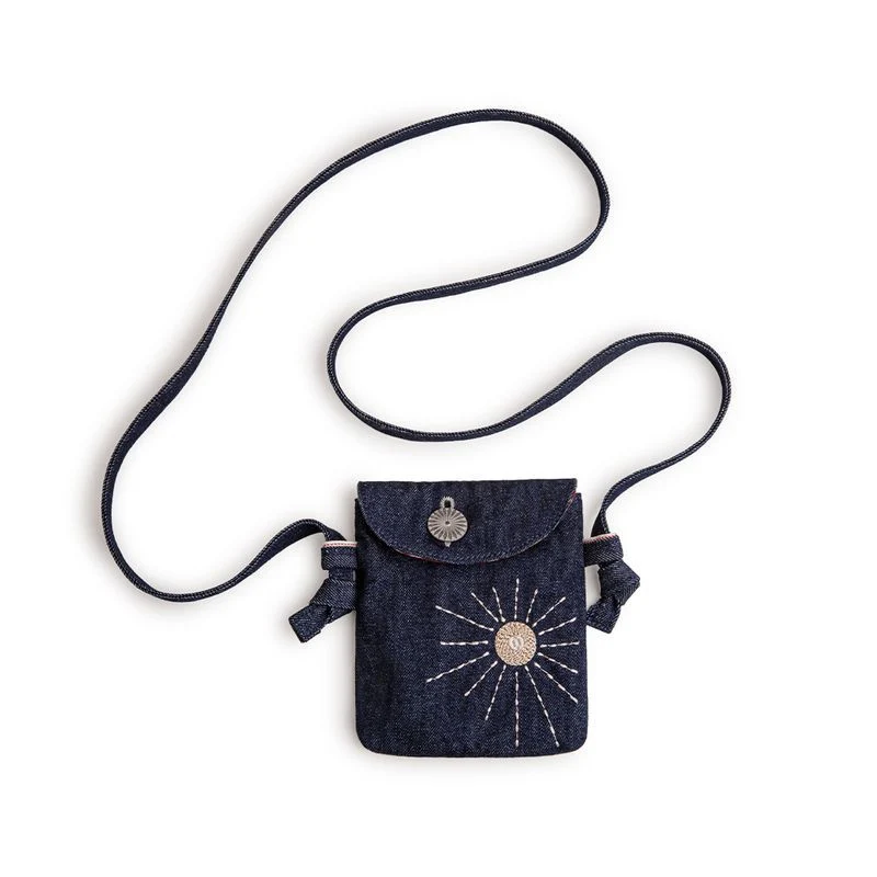 Retro Denim Crossbody Bag