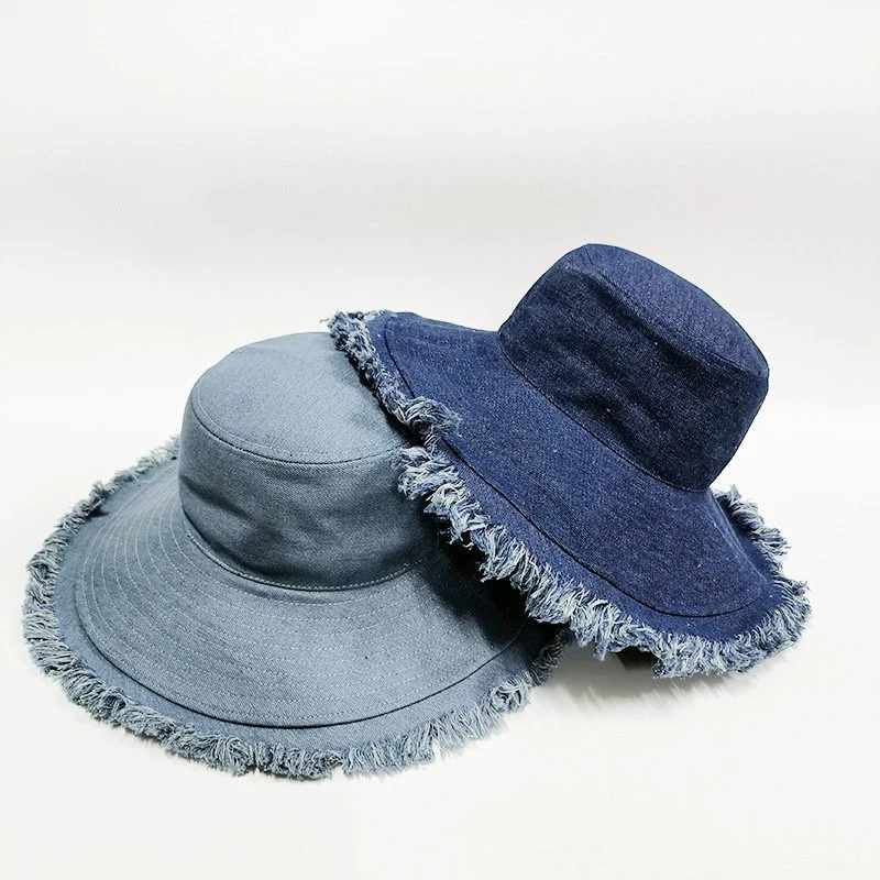 Retro Denim Sun Hat