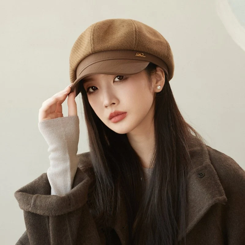 Retro Leather Cap