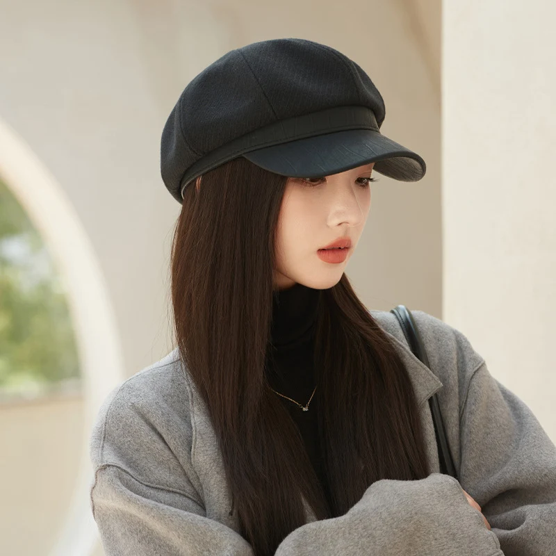 Retro Leather Cap