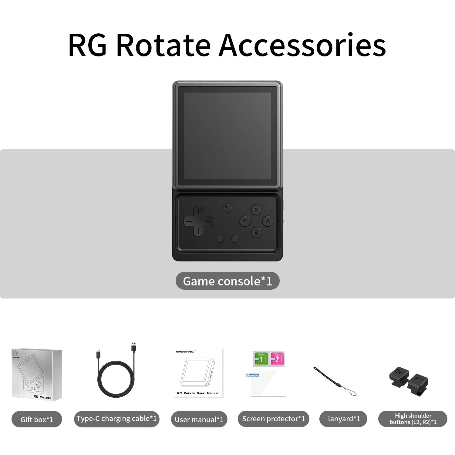 Retro Portable Android Handheld with Swiveling Screen