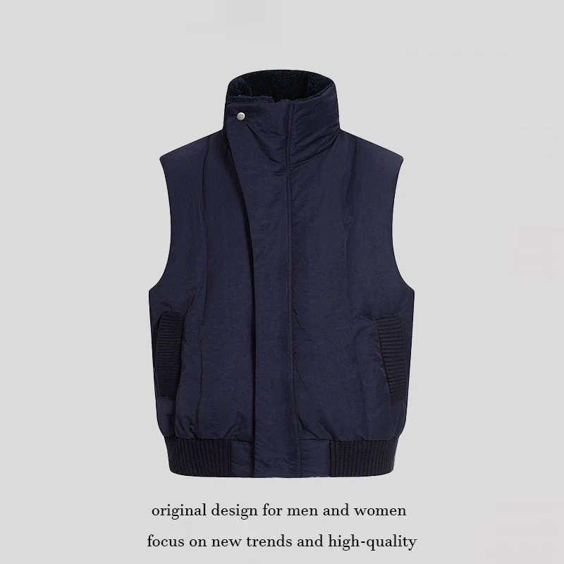 Retro Solid-color Cotton Vest for Men