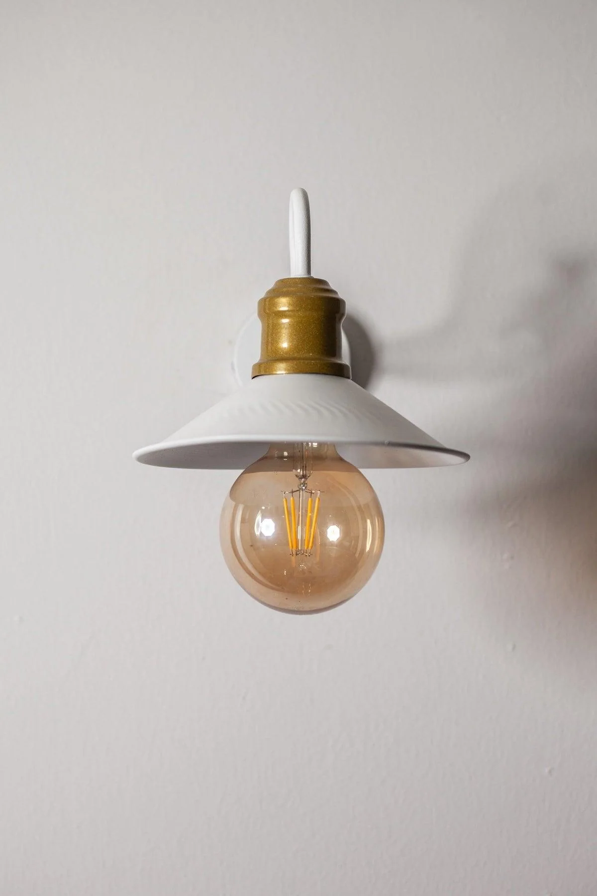 Retro White Wall Sconce Light Fixture