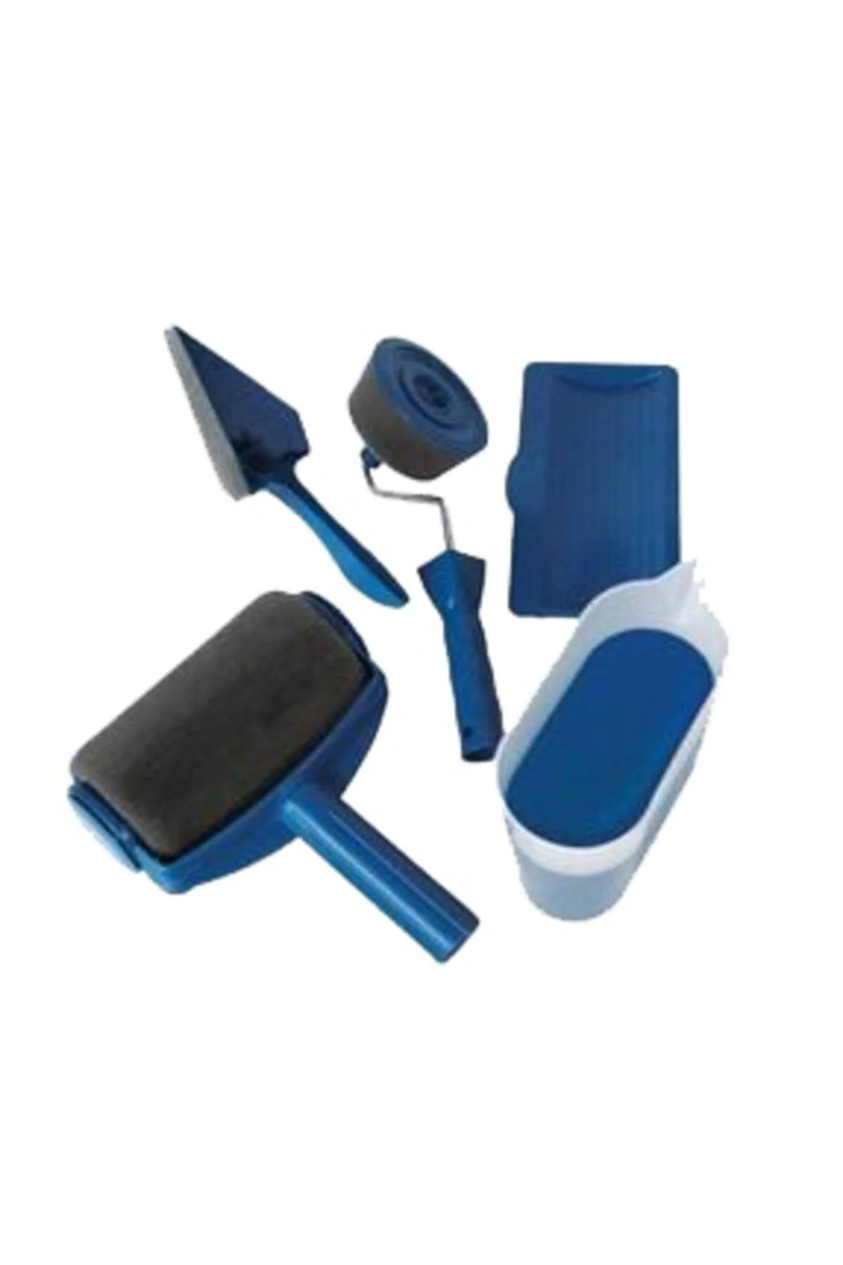 Non-Drip Paint Roller Set with Paint Reservoir - 5-Piece Kit