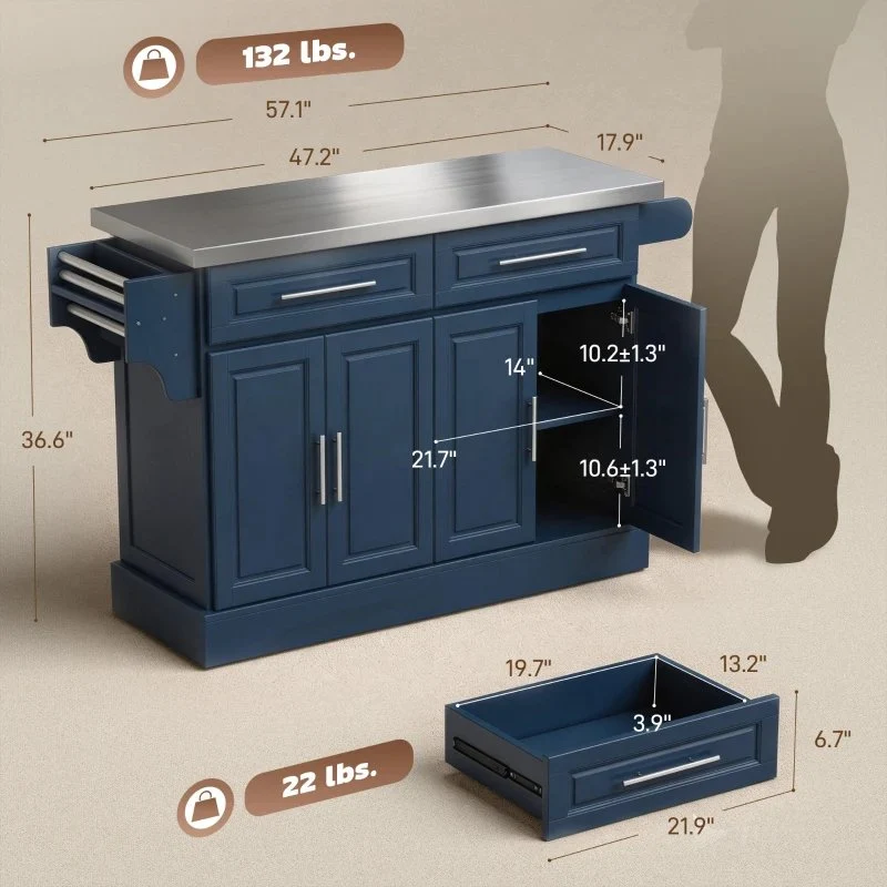 Rolling Kitchen Island