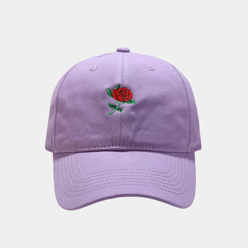 Rose Embroidery Cap