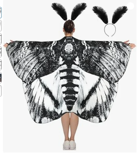 Rotating Butterfly Shawl Decoration