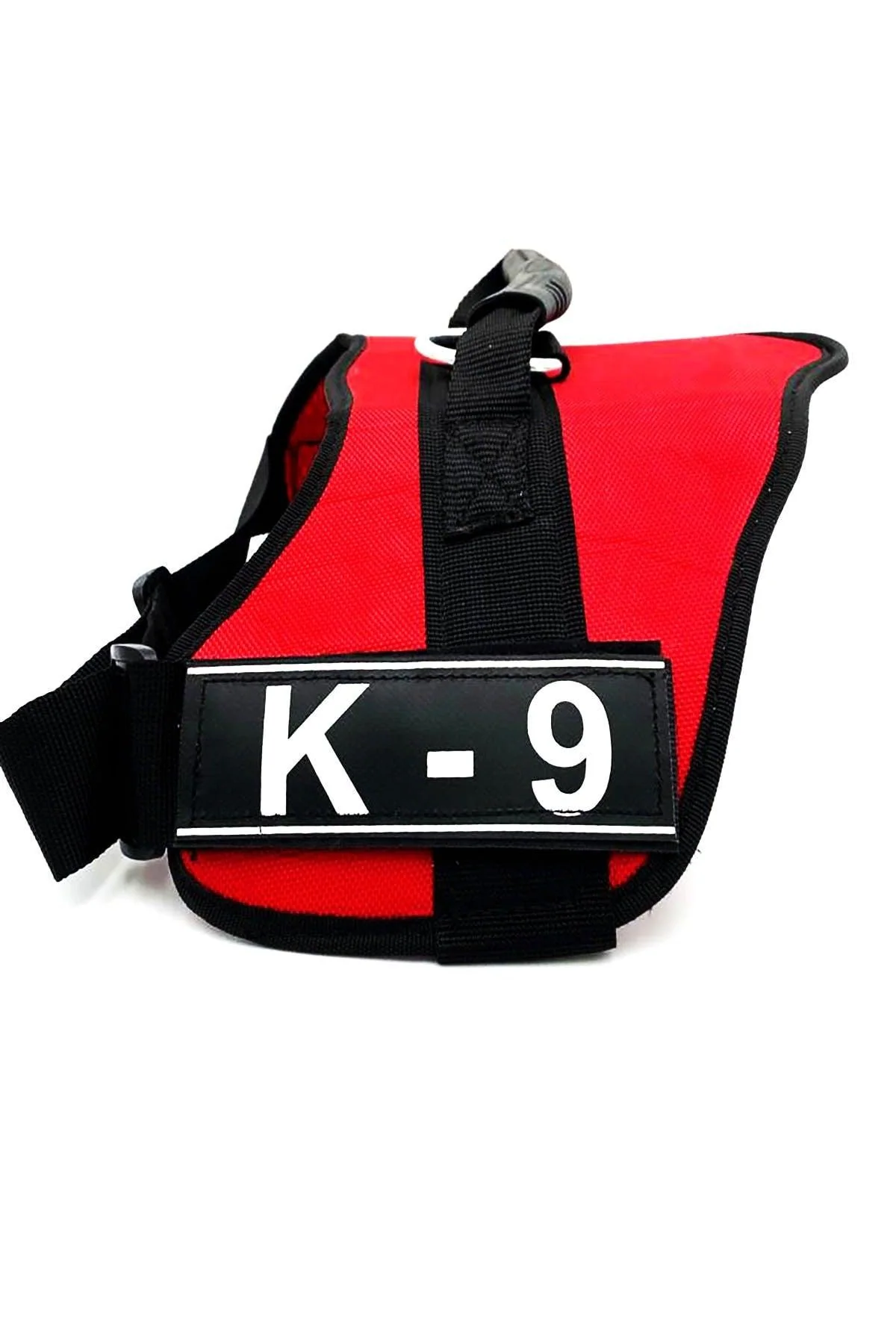 Red K9 chest harness for dogs 74–92 cm