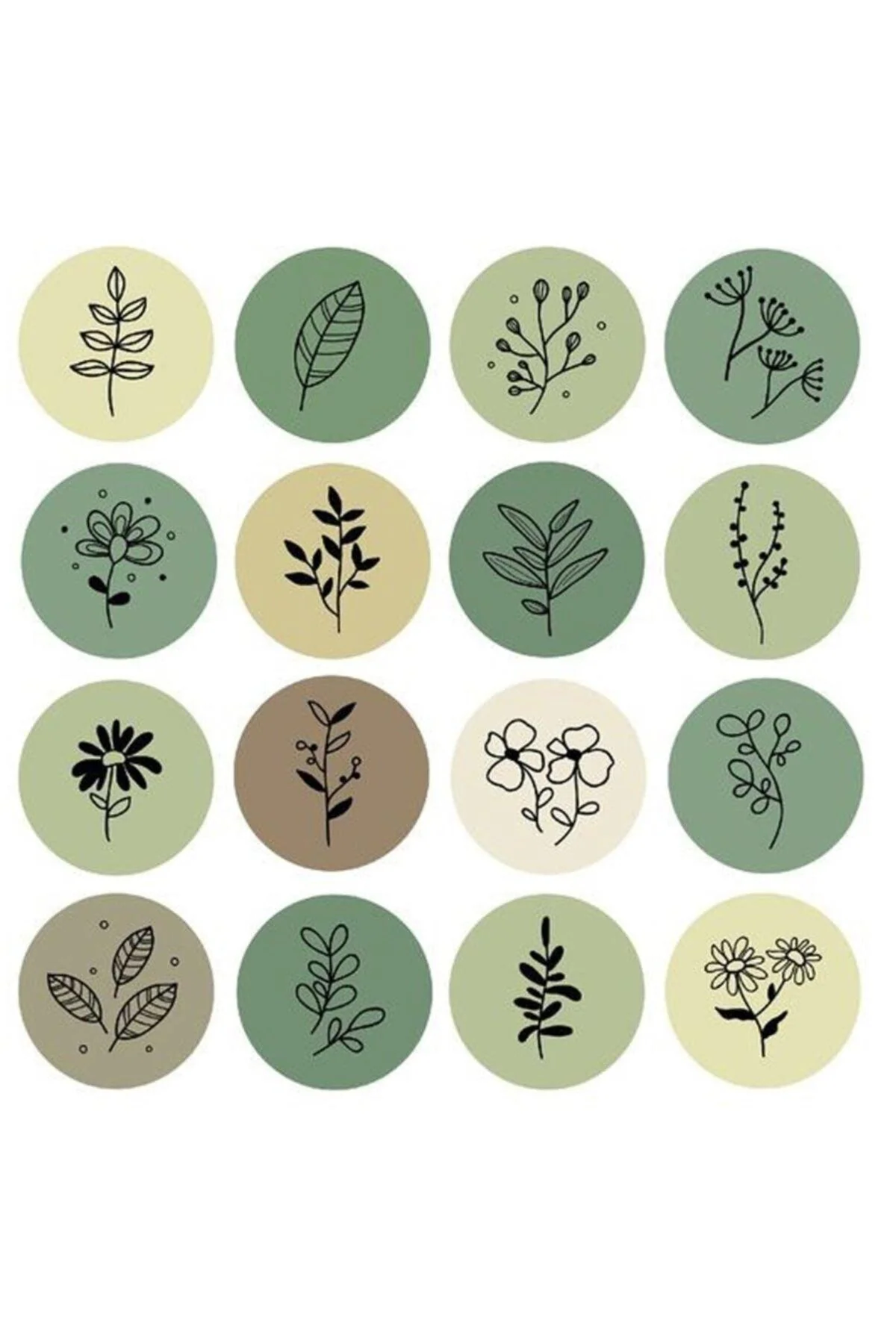 Customizable round sticker labels