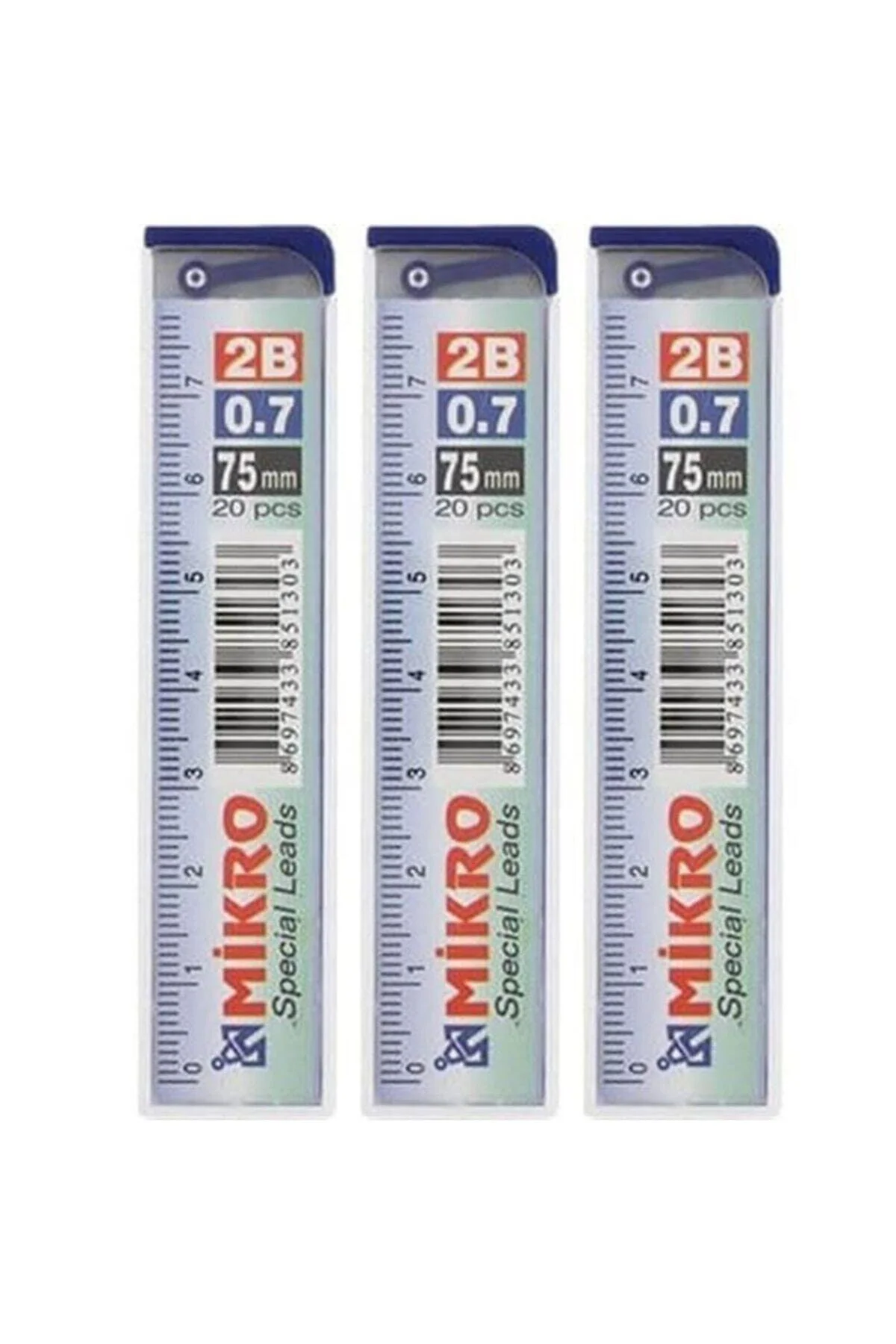 0.7mm micro ruler pen tips, pack of 3