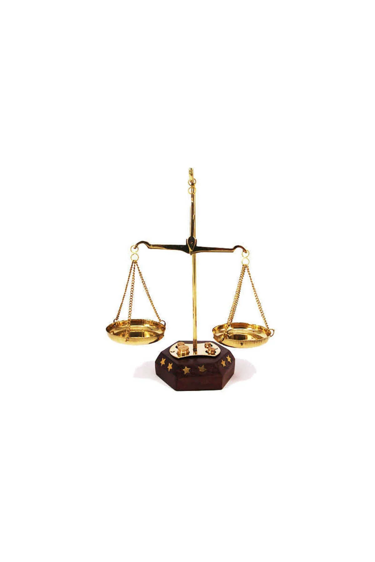 Handcrafted wooden scale weight - 10 grams