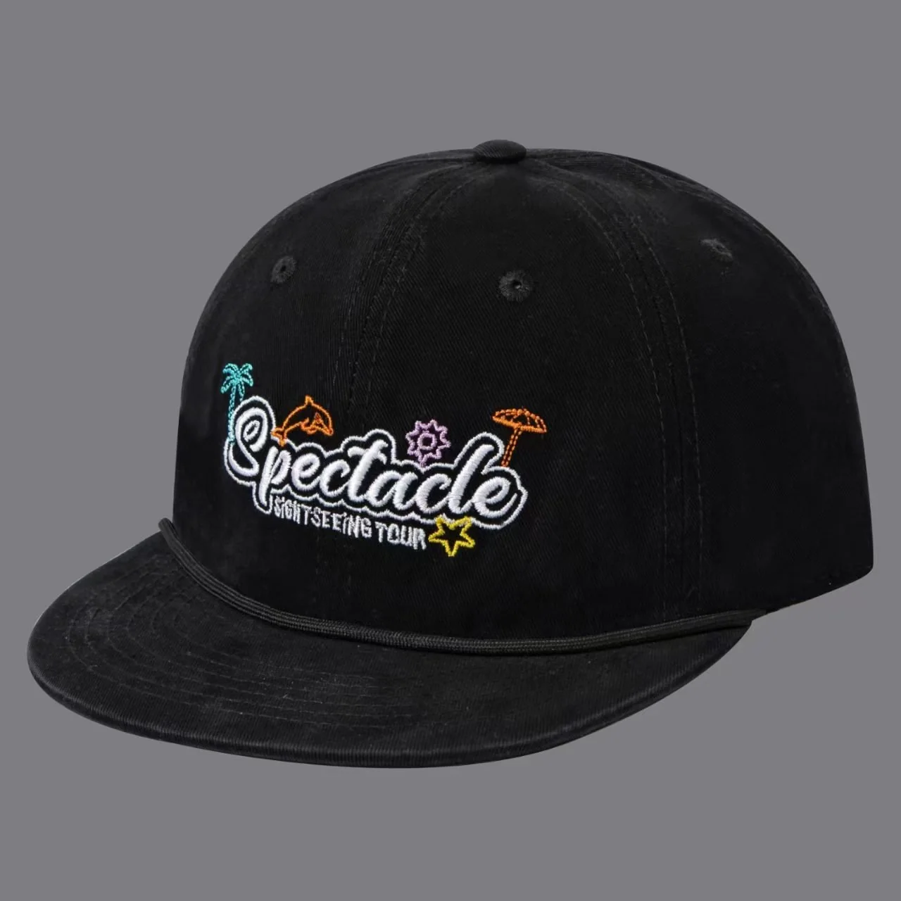 Seaside Chic Embroidered Baseball Cap