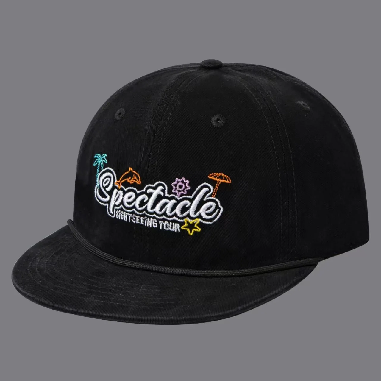 Seaside Chic Embroidered Baseball Cap