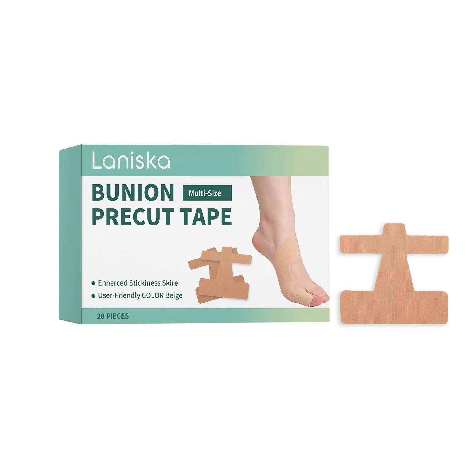 Secure Toe Stabilization Patches for Pain Relief