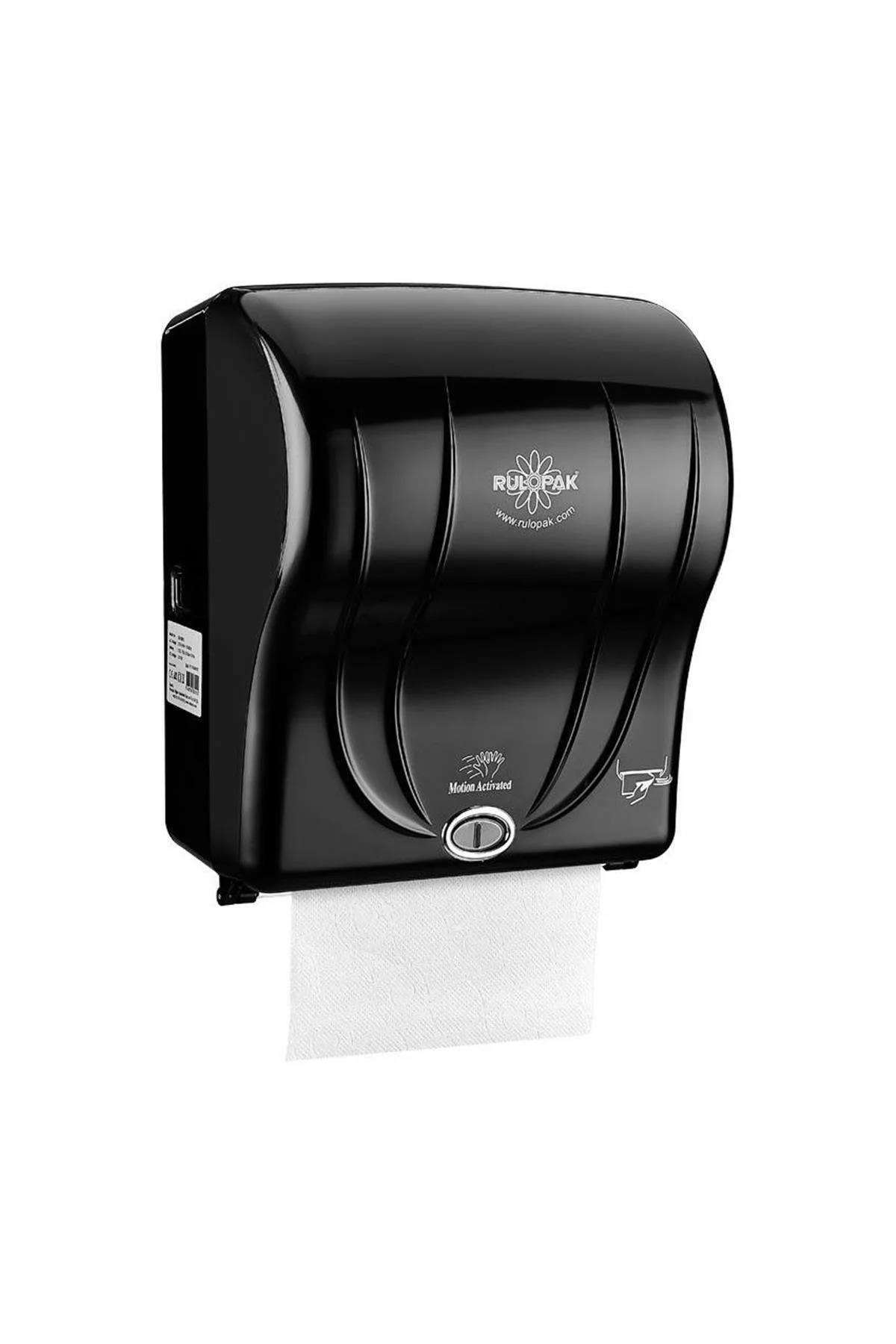 Black Sensor-Activated Towel Dispenser