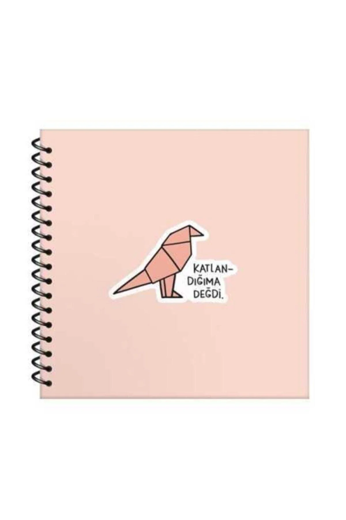 16x15 Lined Notebook with Sticker Page