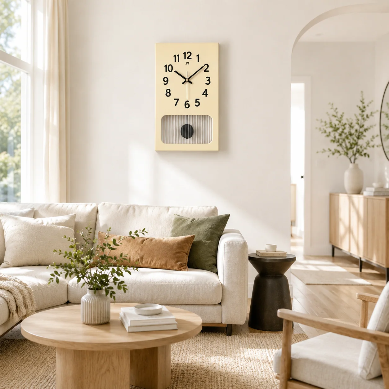 Silent Modern Wall Clock for Home Decor
