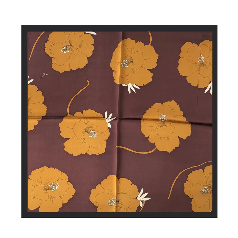 Silk Flower Scarf