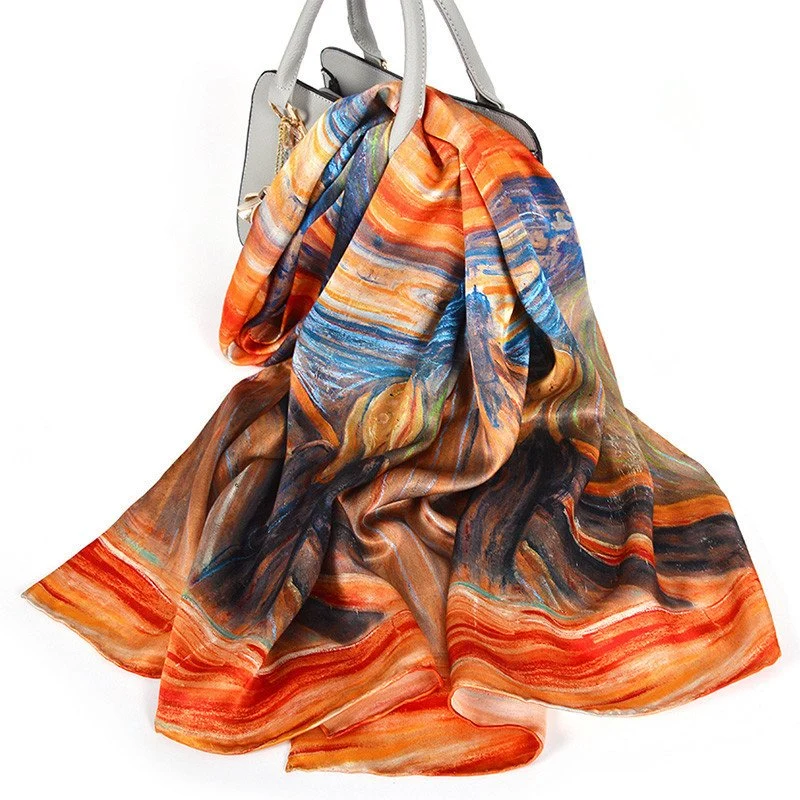 Silk Scarf Wrap