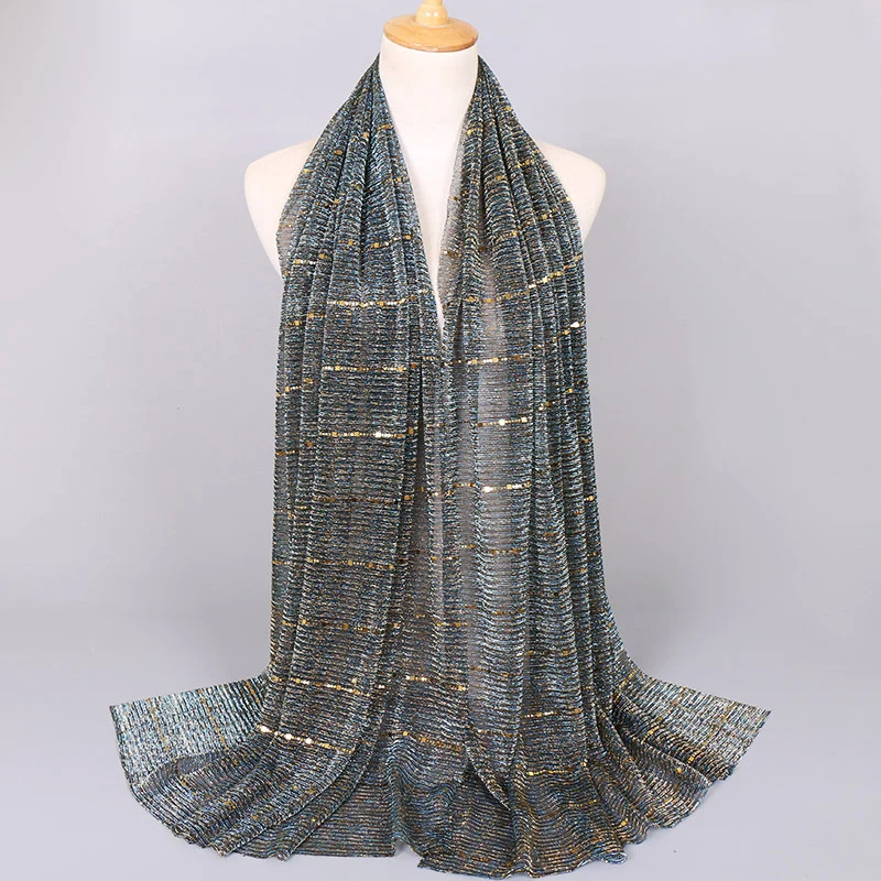 Silk Sequin Scarf