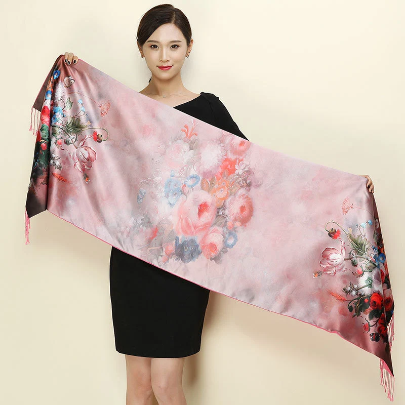 Silky Shawl Wrap