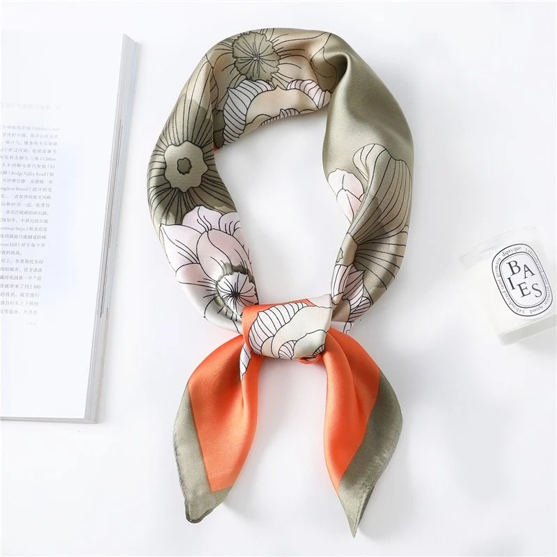 Silky Square Scarf