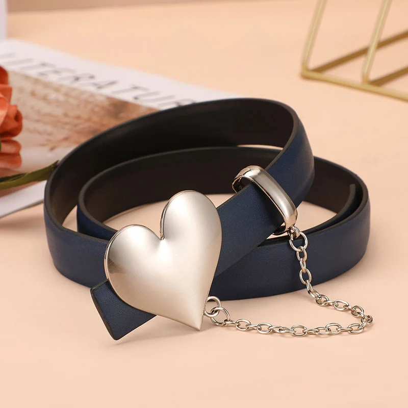 Simple Leather Belt for Women