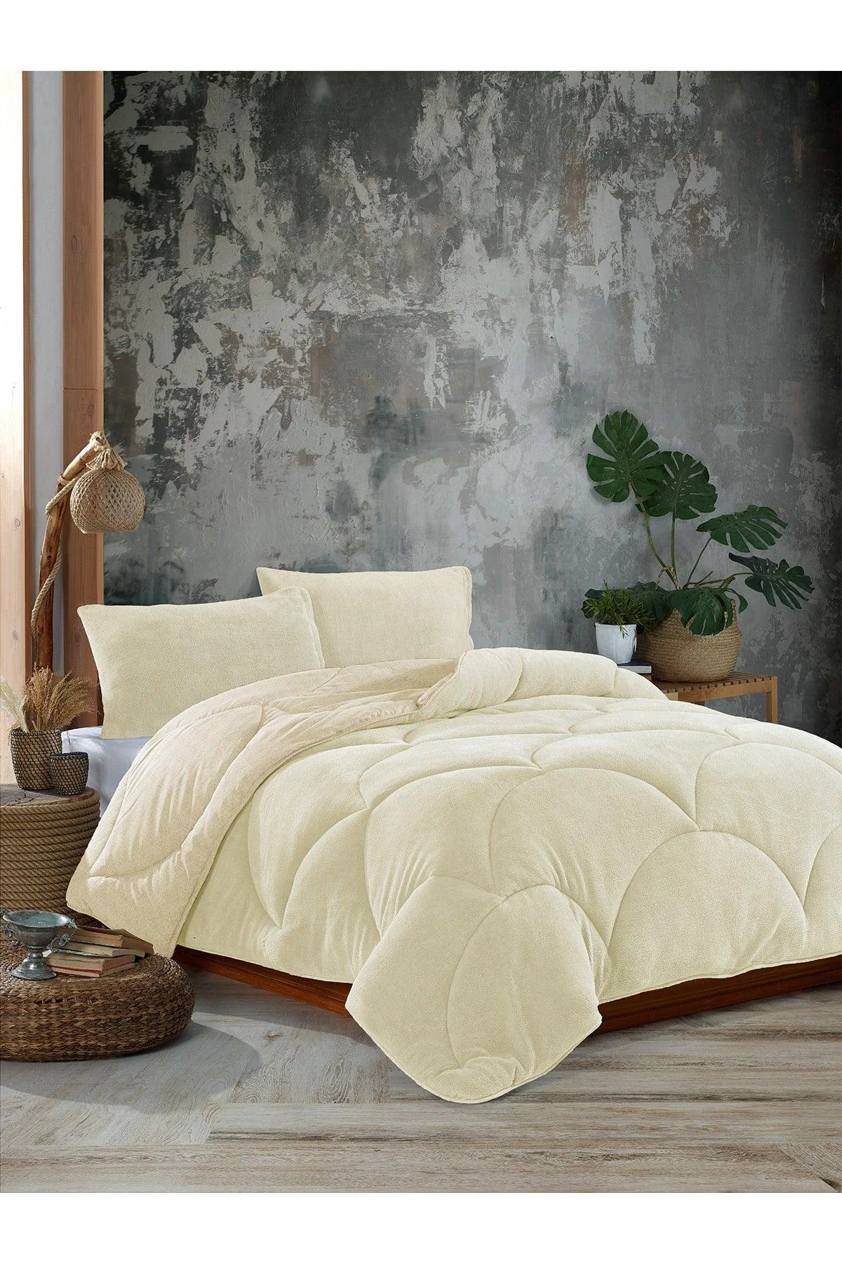 Breathable Single Cream Quilt for All-Season Comfort - Soft & Easy-Care Design