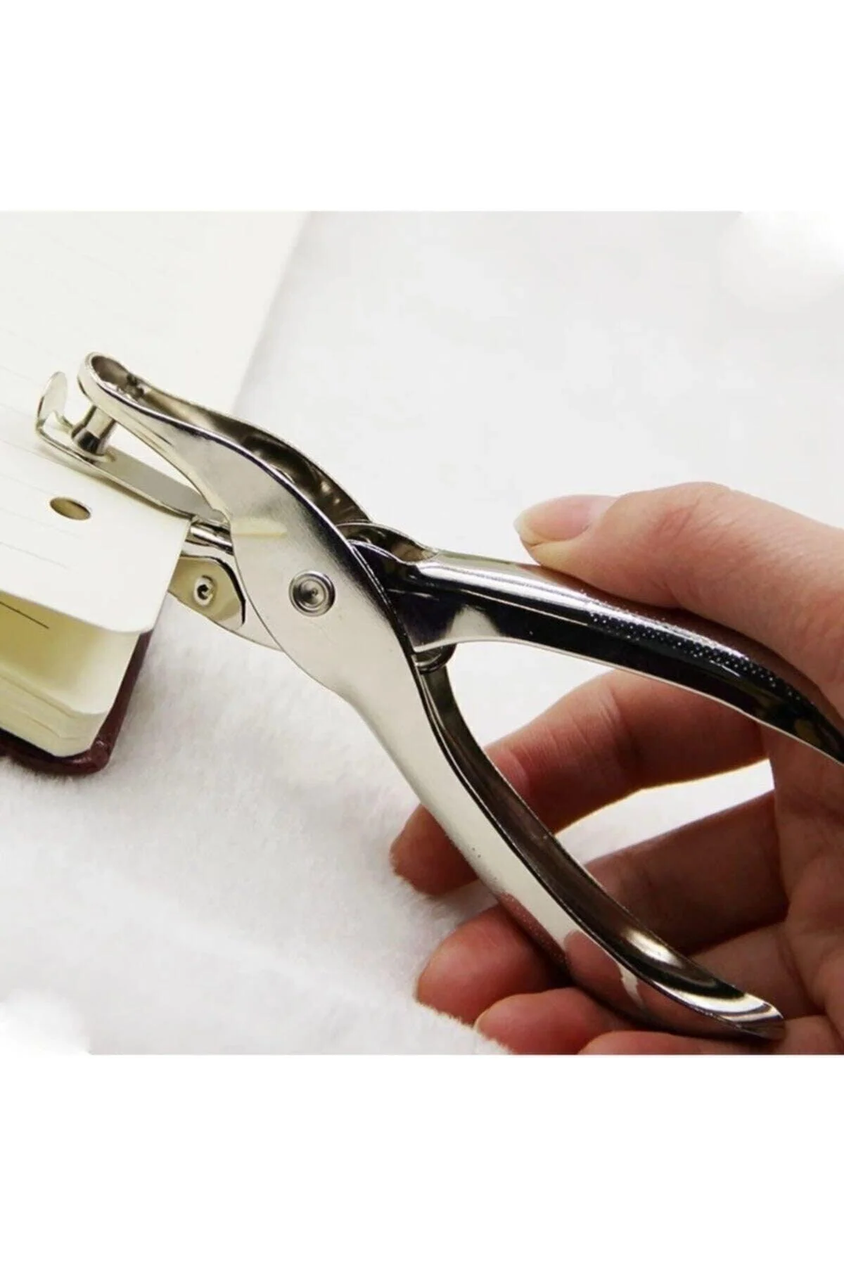 Single Hole Punch with Eyelet for Paper and Thin Cardboard