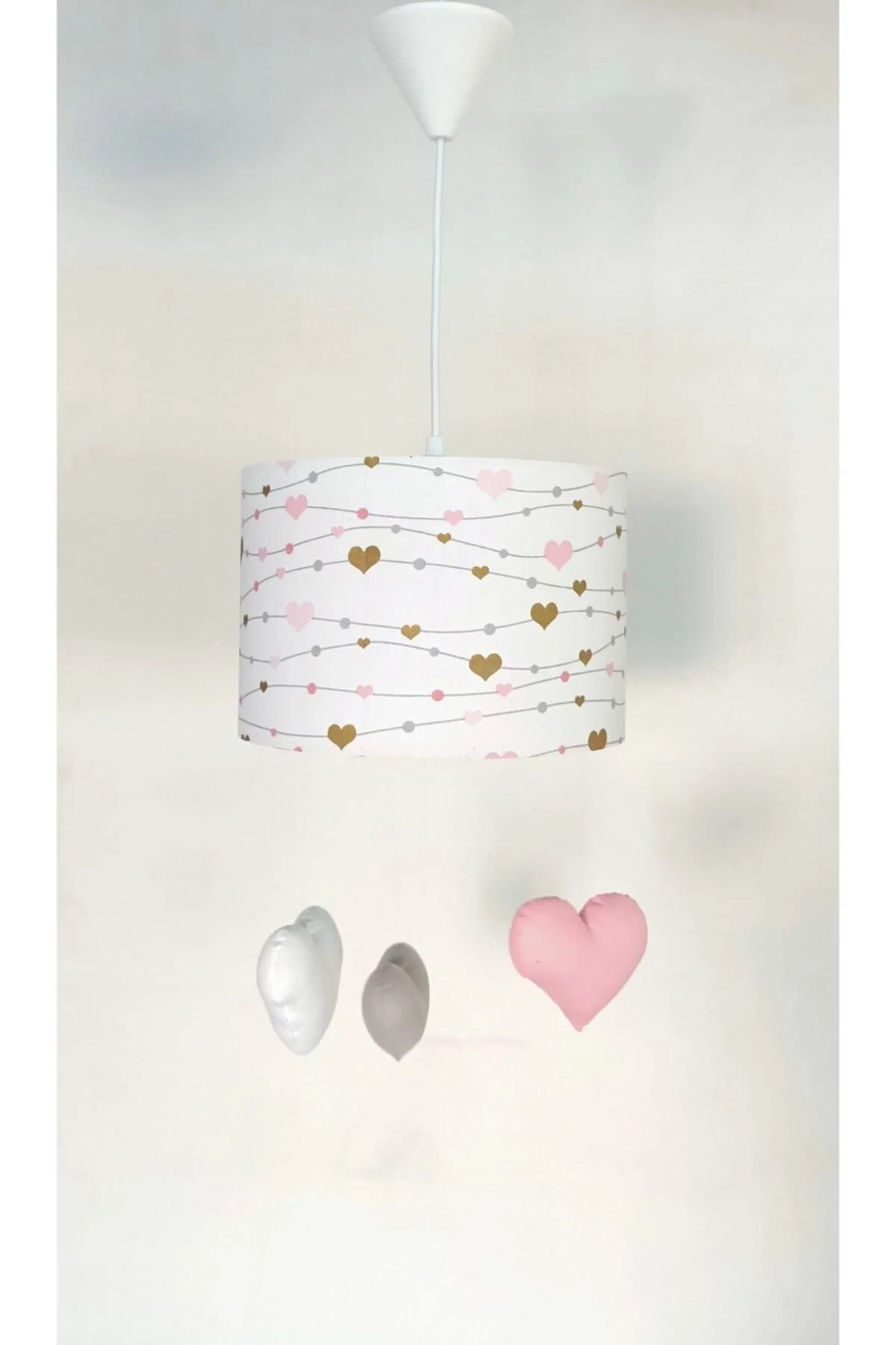 Adjustable Fabric-Coated Pendant Chandelier with E27 Socket for Modern Spaces