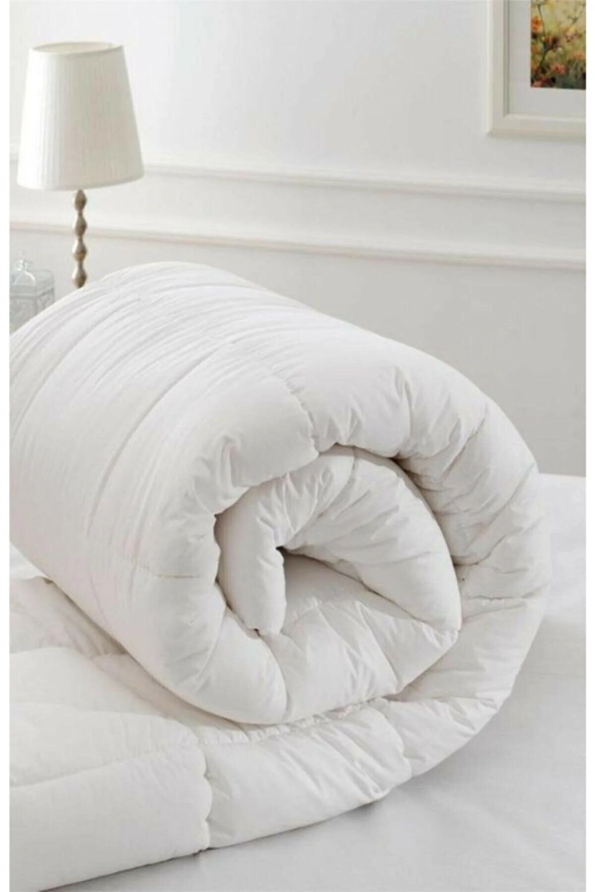 Siliconized Fiber Single Quilt with Bamboo Touch Terry Cotton Shell