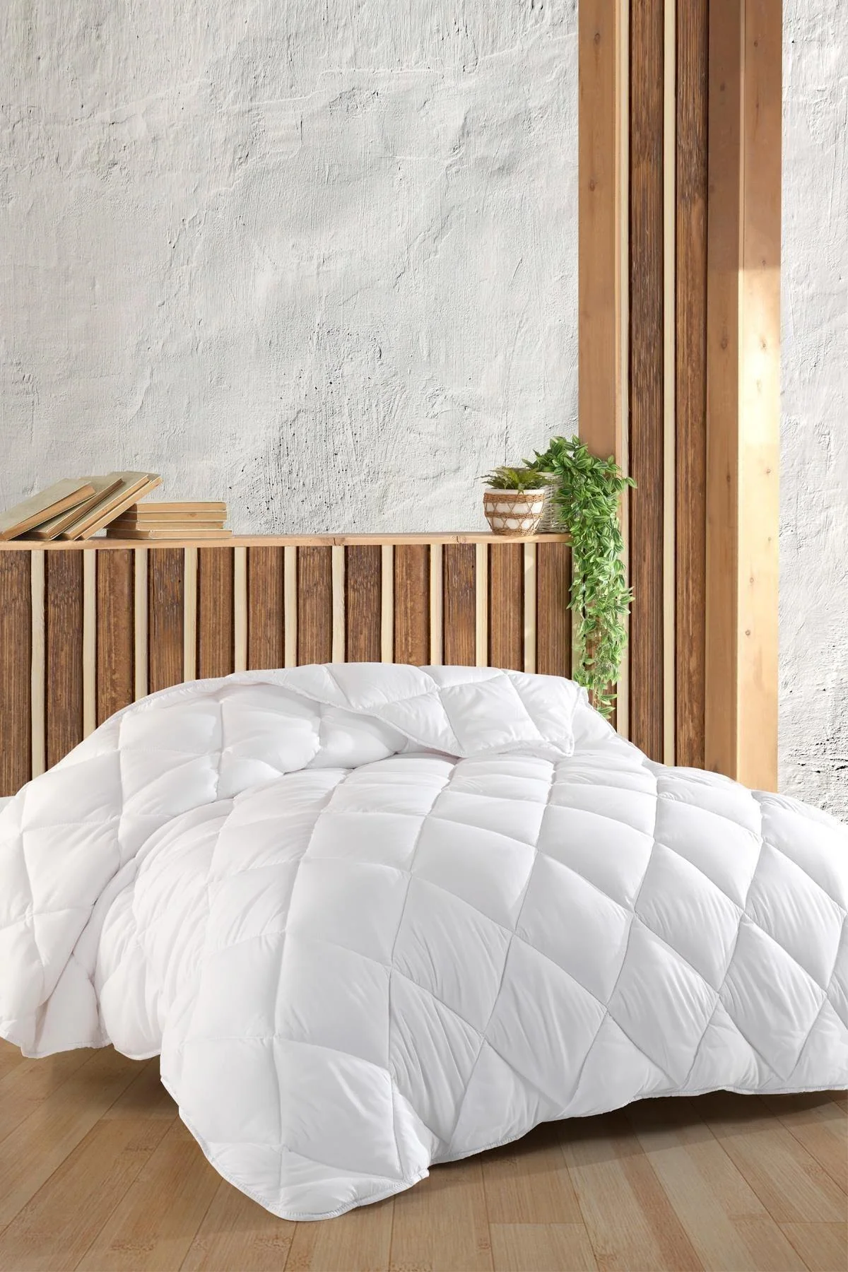 Siliconized fiber quilt for extra comfort and breathability
