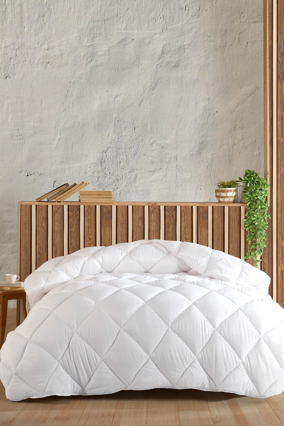 Siliconized fiber quilt for extra comfort and breathability