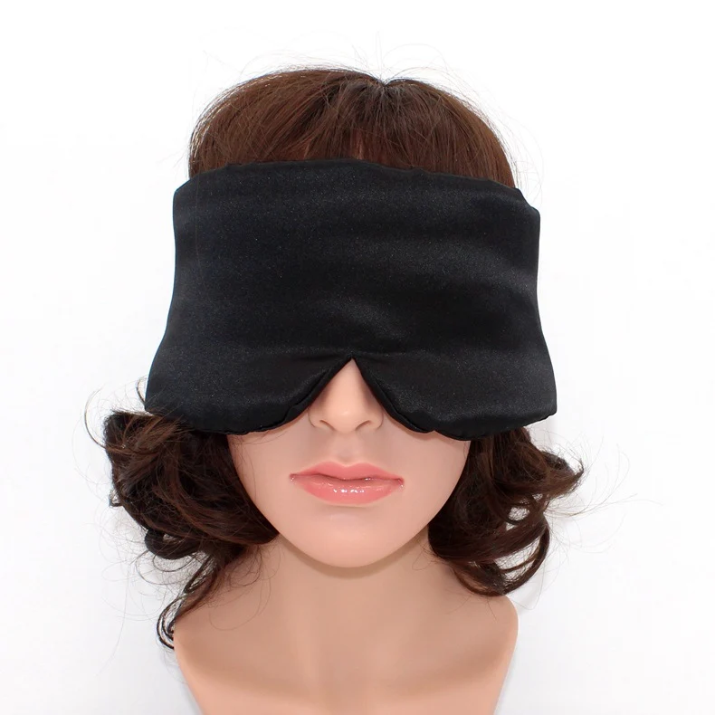 Sleep Better with Double-Sided Silk Blindfold