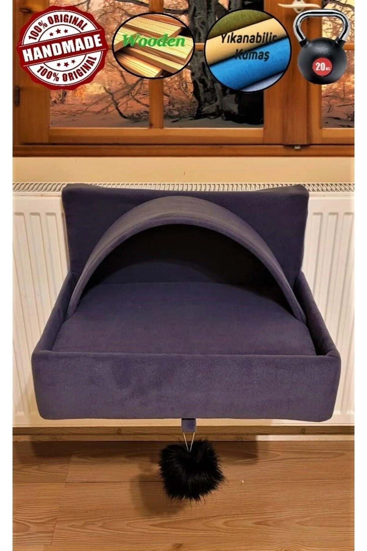 Customizable honeycomb pet bed 30 cm high