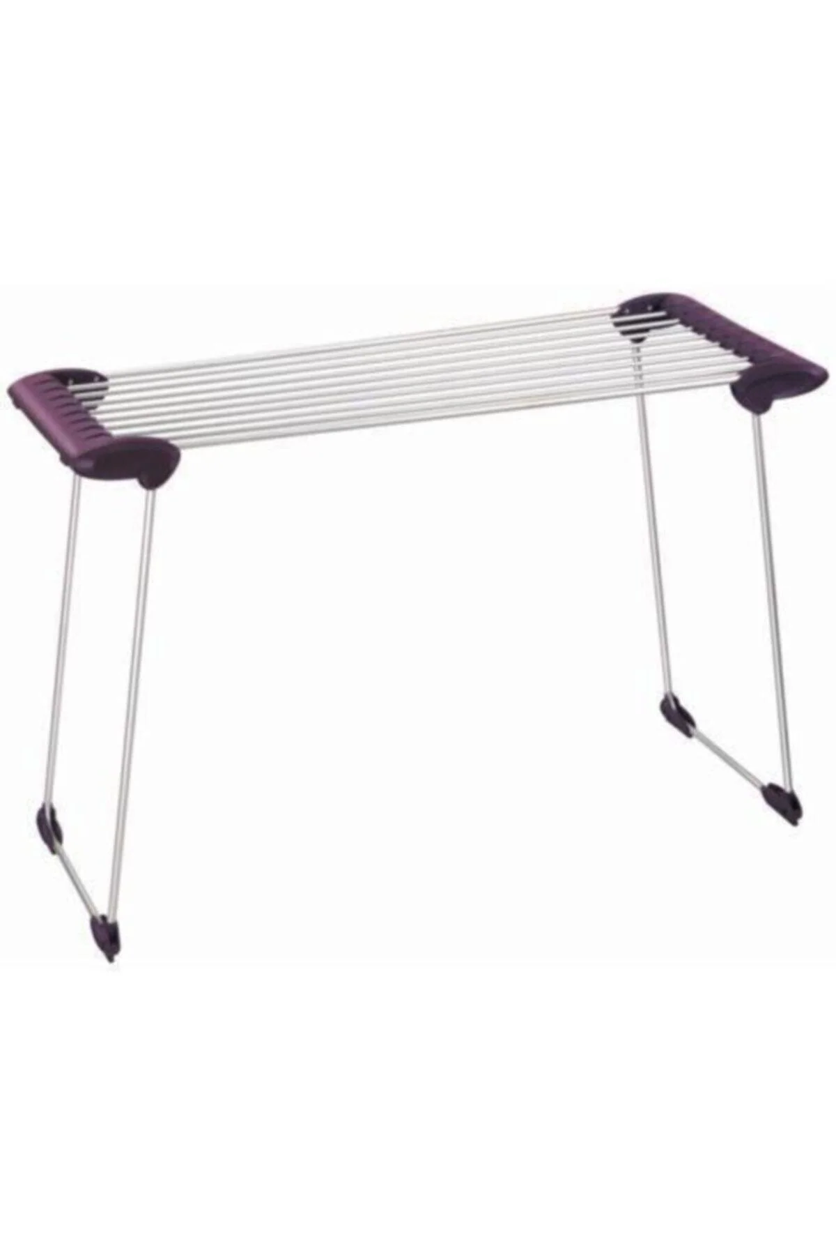 Sturdy foldable clothesline rack for indoor laundry drying