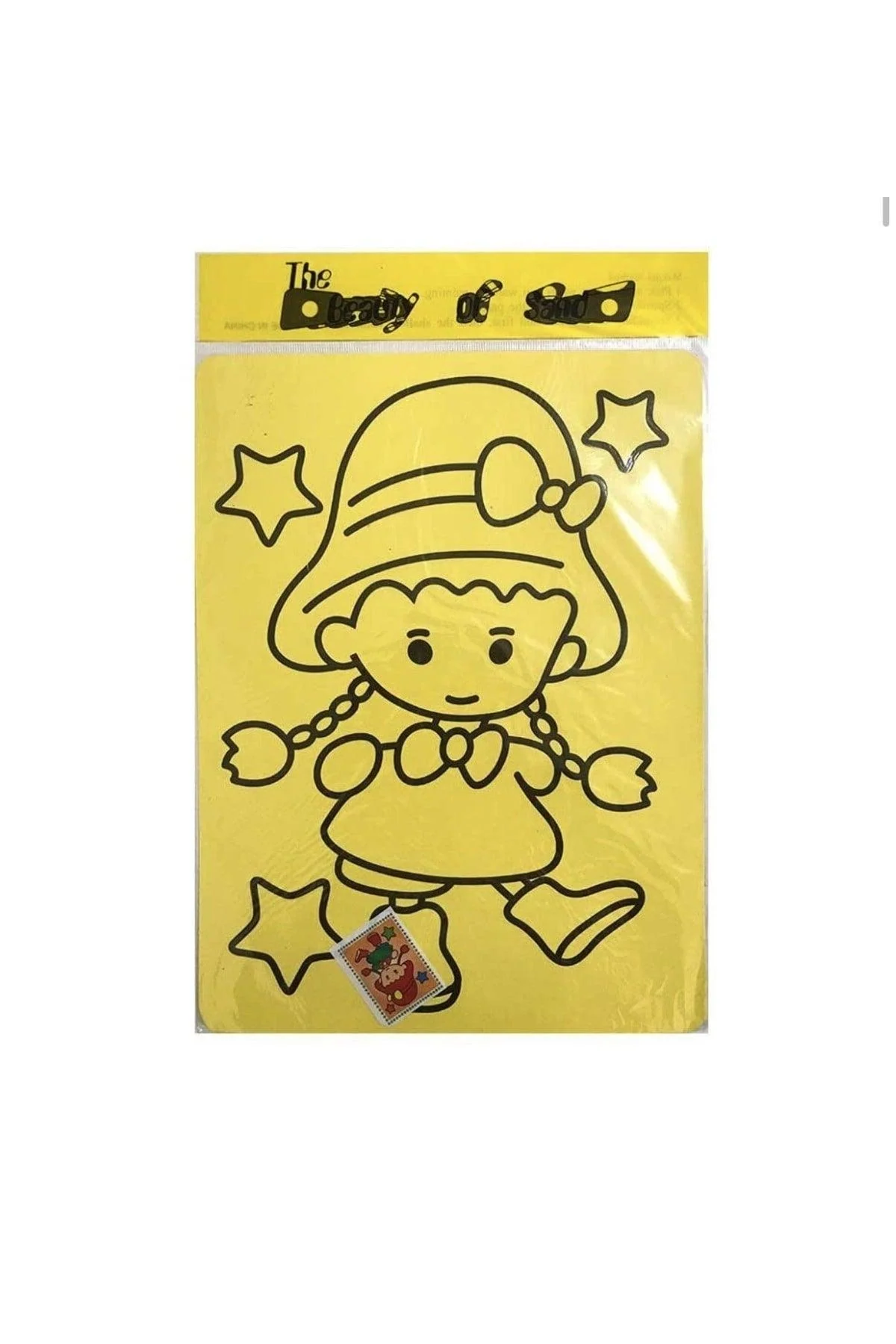Educational sand art painting set for kids ages 3 and up