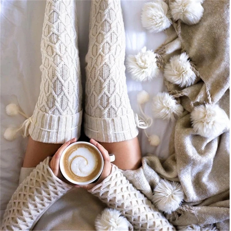 Soft & Cozy Women's Wool Socks, One Size
