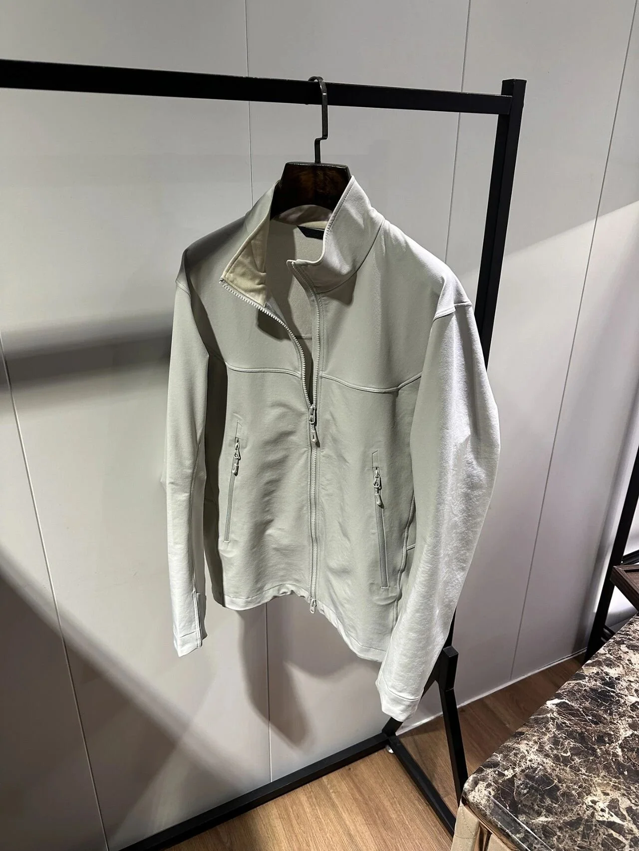 Soft Shell Windbreaker Jacket with Fleece Lining for Men