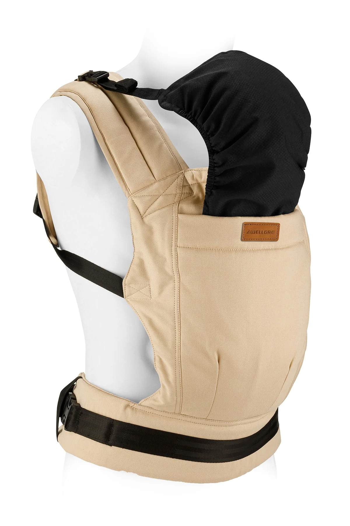 Soft Kangaroo Stroller Cushion in Beige