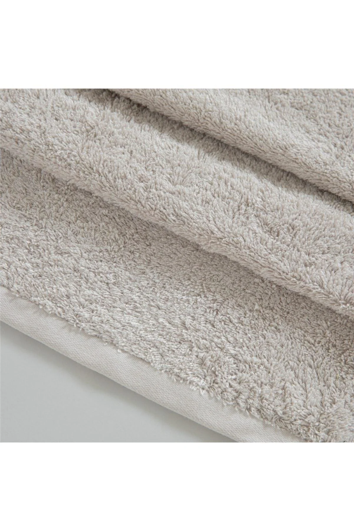 Bamboo fiber hand towel 30x50cm in sand beige