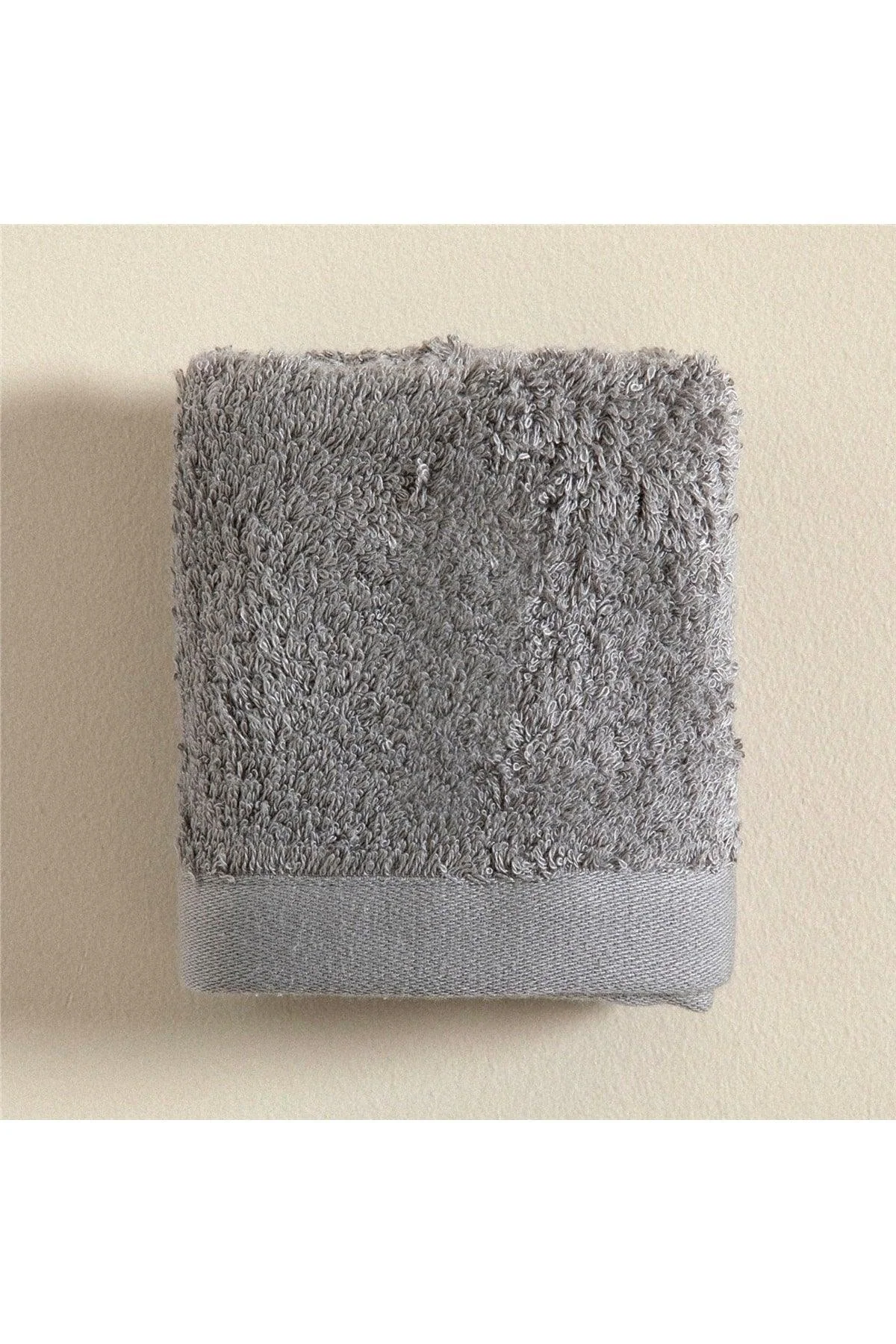 Bamboo hand towel in warm gray – soft, antibacterial and highly absorbent